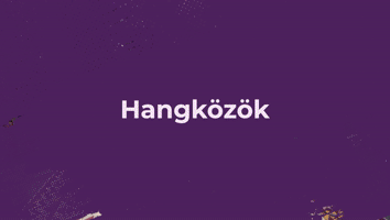 IV. FEJEZET - HANGKÖZÖK