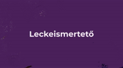 I. Lecke - A modális skálák elméleti alapismerete
