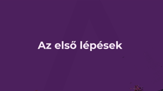 I. FEJEZET - AZ ELSŐ LÉPÉSEK